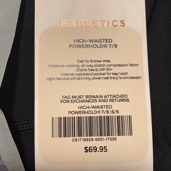 Fabletics Powerhold high waisted 7/8 leggings - Picture 5 of 7